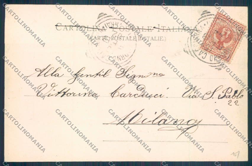 Biella Andorno Micca Tavigliano Sagliano cartolina ZT5603 – retro