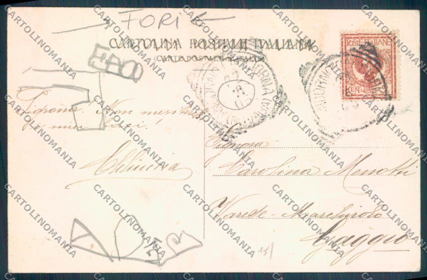 Biella Andorno Micca FORI cartolina ZT5612 – retro
