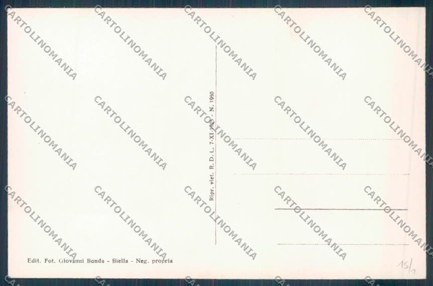 Biella Andorno Micca Foto cartolina ZT5618 – retro