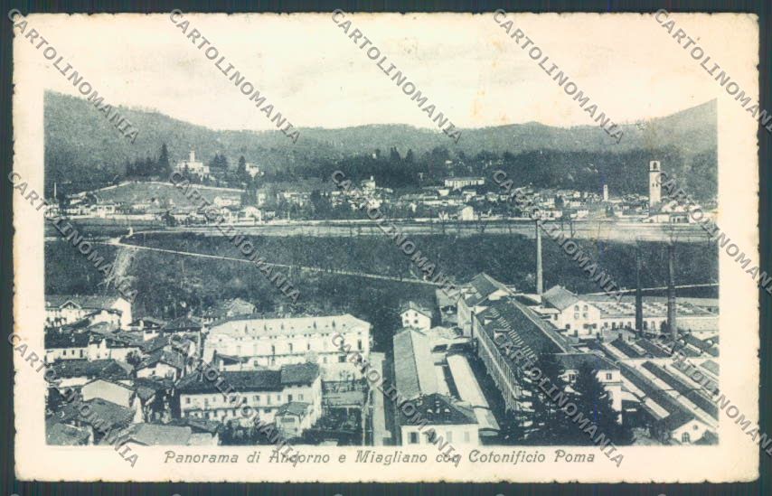 Biella Andorno Micca Miagliano ABRASA cartolina ZT5620 – fronte