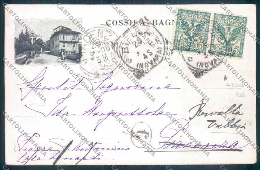Biella Cossila cartolina ZT5631 – retro