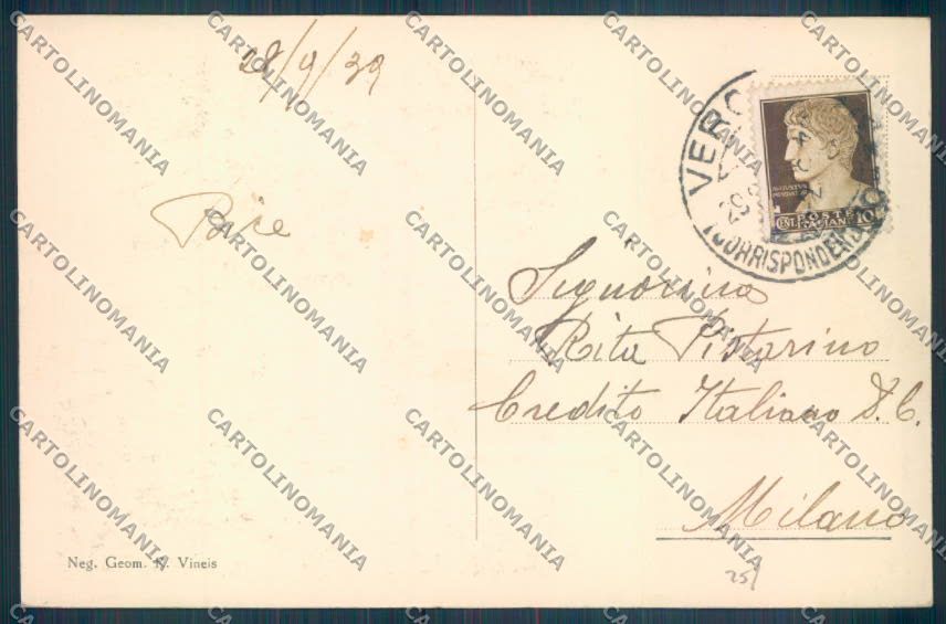 Biella Mongrando cartolina ZT5638 – retro