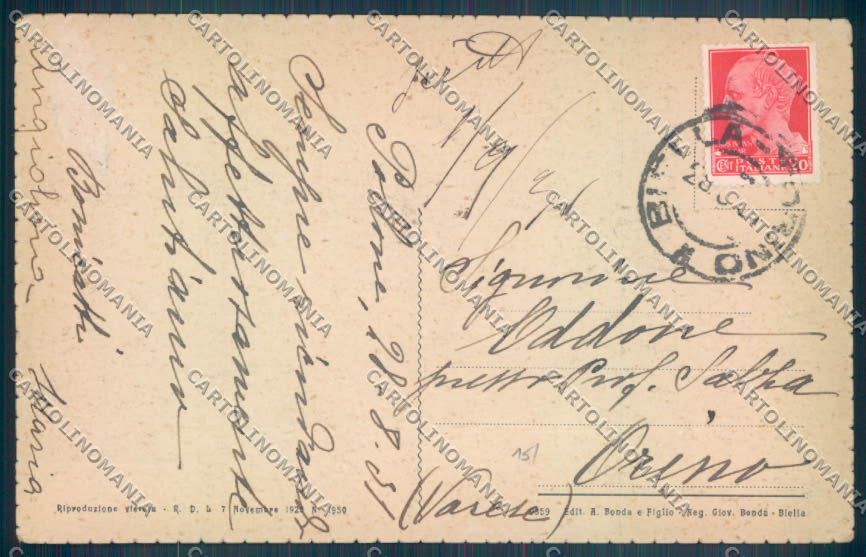 Biella Pollone cartolina ZT5649 – retro