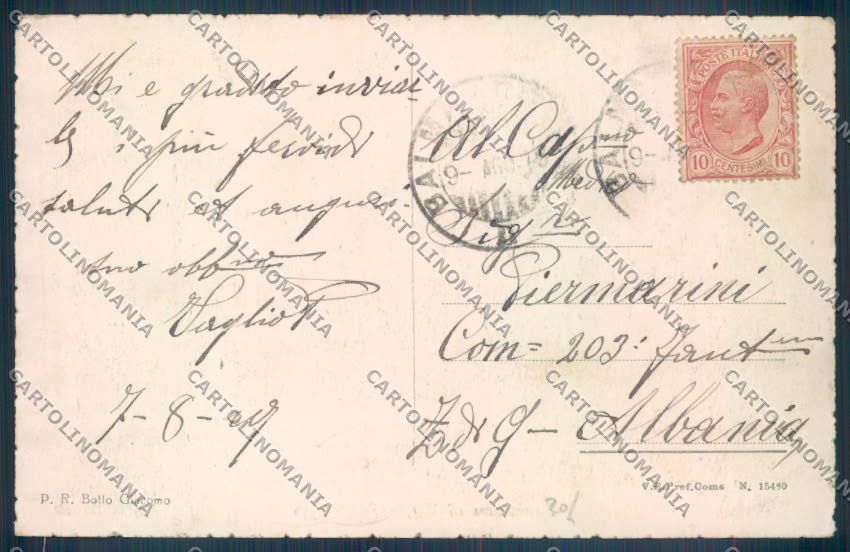 Biella Pettinengo PIEGHINE cartolina ZT5662 – retro