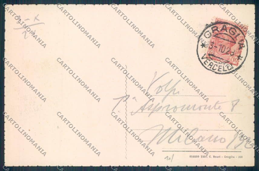 Biella Graglia cartolina ZT5673 – retro