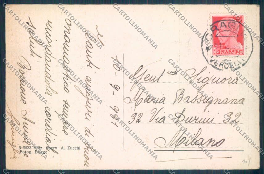 Biella Graglia cartolina ZT5684 – retro