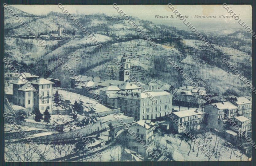 Biella Mosso Santa Maria Nevicata cartolina ZT5719 – fronte