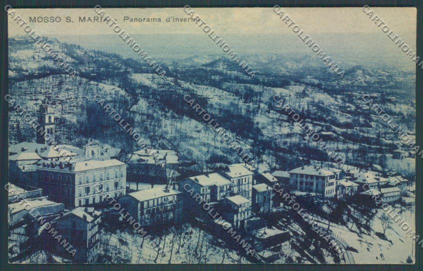Biella Mosso Santa Maria Nevicata cartolina ZT5734 – fronte