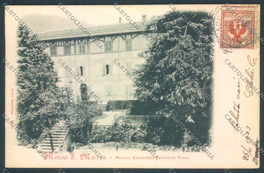 Biella Mosso Santa Maria cartolina ZT5735 – fronte