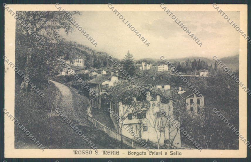 Biella Mosso Santa Maria cartolina ZT5740 – fronte