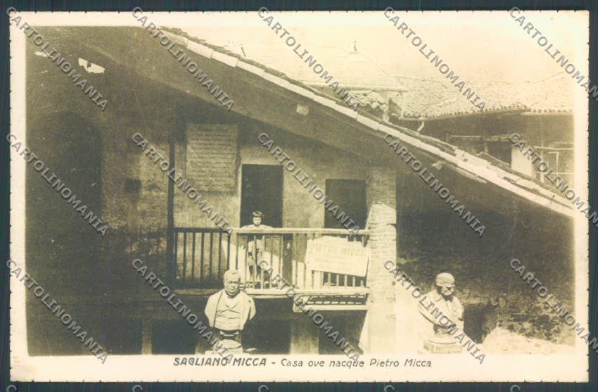 Biella Sagliano Micca cartolina ZT5750 – fronte