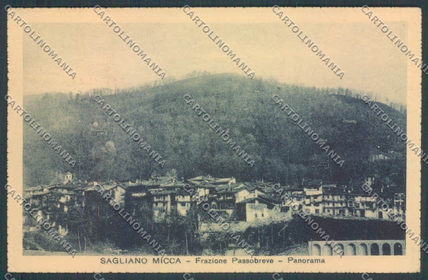 Biella Sagliano Micca Passobreve cartolina ZT5752 – fronte