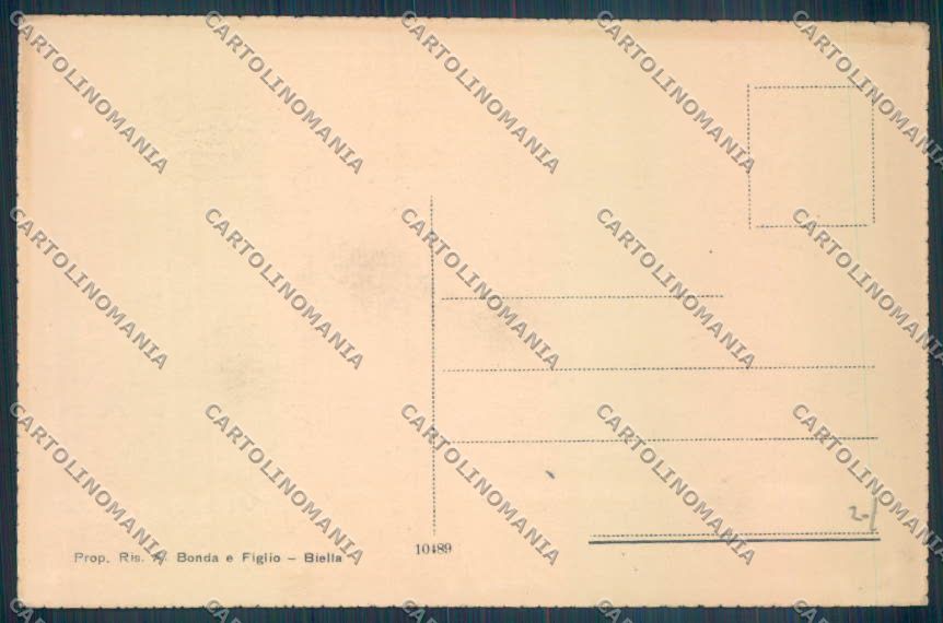 Biella Sagliano Micca Passobreve cartolina ZT5752 – retro