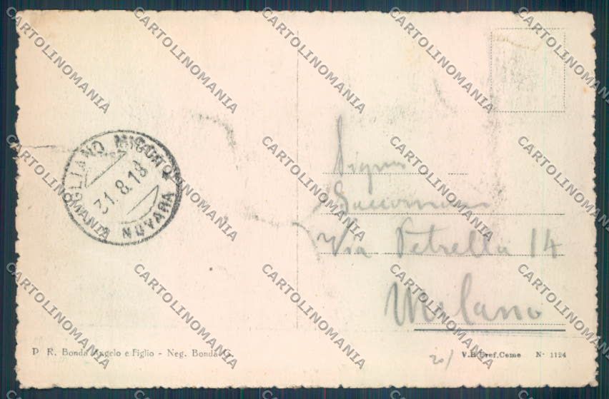 Biella Sagliano Micca cartolina ZT5754 – retro