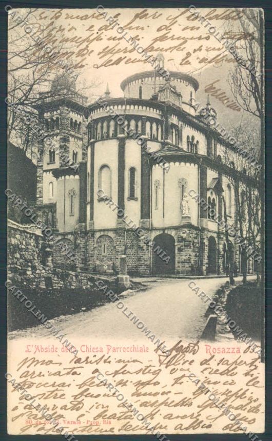 Biella Rosazza cartolina ZT5761 – fronte
