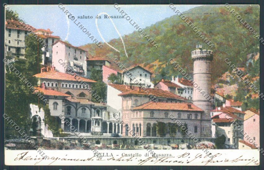 Biella Rosazza cartolina ZT5771 – fronte