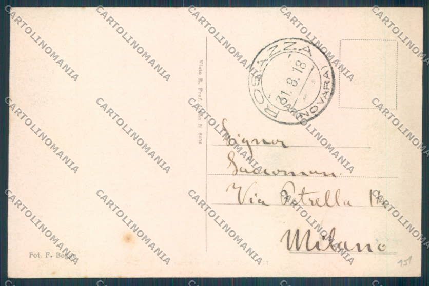 Biella Rosazza cartolina ZT5775 – retro