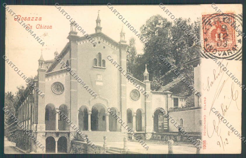 Biella Rosazza cartolina ZT5780 – fronte