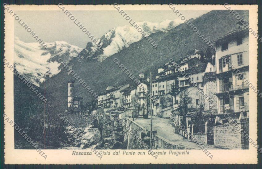 Biella Rosazza cartolina ZT5781 – fronte