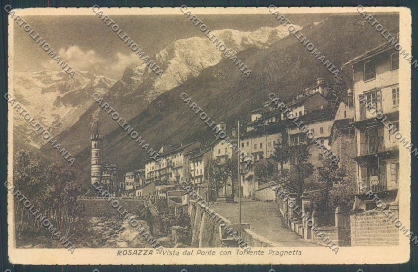Biella Rosazza cartolina ZT5782 – fronte