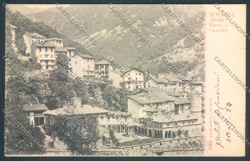 Biella Rosazza cartolina ZT5790 – fronte