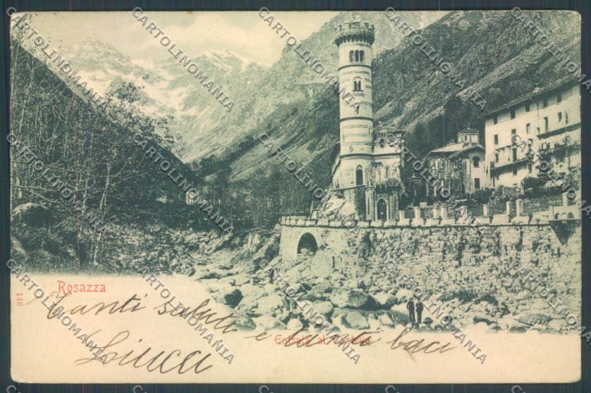 Biella Rosazza cartolina ZT5792 – fronte