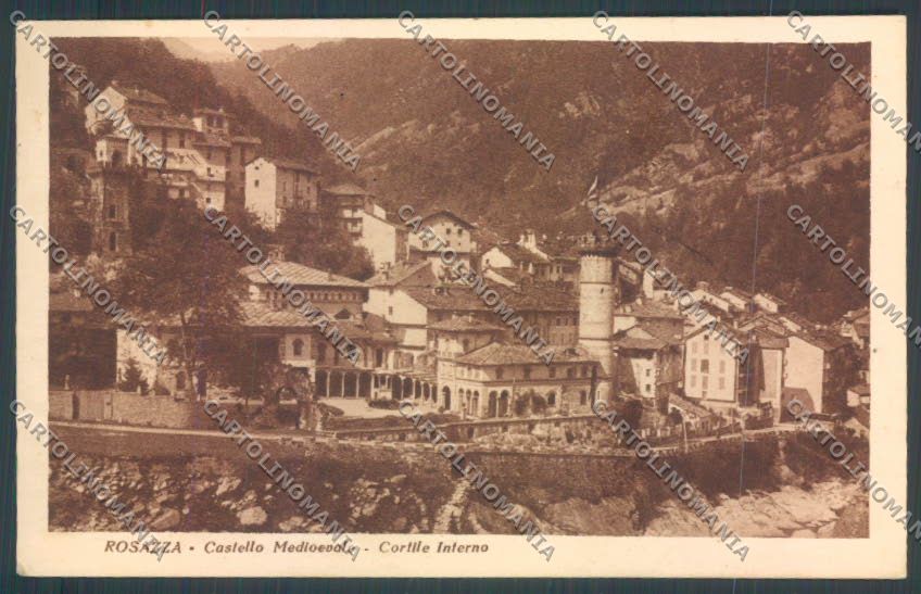 Biella Rosazza cartolina ZT5793 – fronte