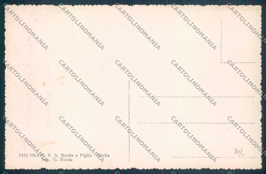 Biella Rosazza cartolina ZT5795 – retro