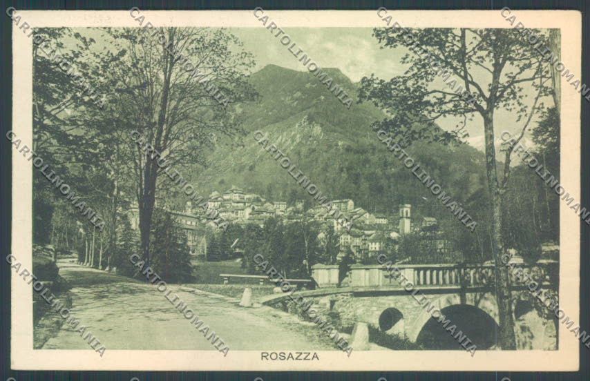 Biella Rosazza cartolina ZT5799 – fronte