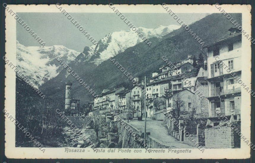 Biella Rosazza cartolina ZT5800 – fronte