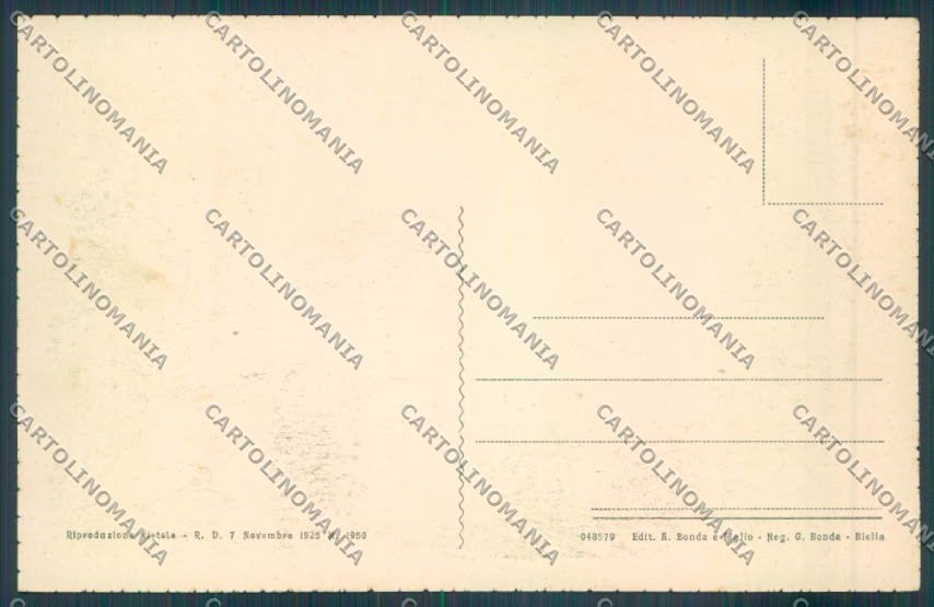 Biella Campiglia Cervo cartolina ZT5821 – retro