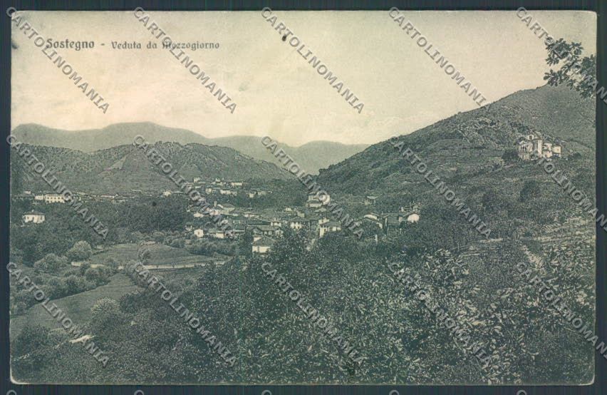Biella Sostegno PIEGHE cartolina ZT5844 – fronte