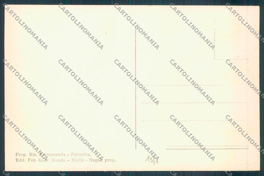 Biella Sostegno cartolina ZT5850 – retro