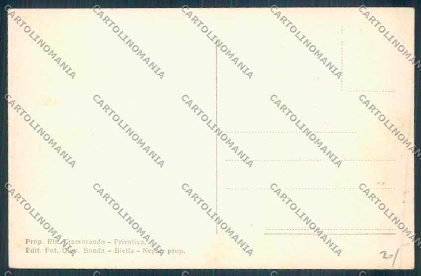 Biella Sostegno cartolina ZT5852 – retro