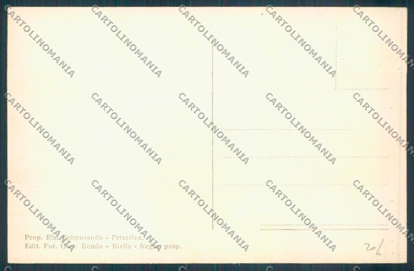 Biella Sostegno cartolina ZT5853 – retro