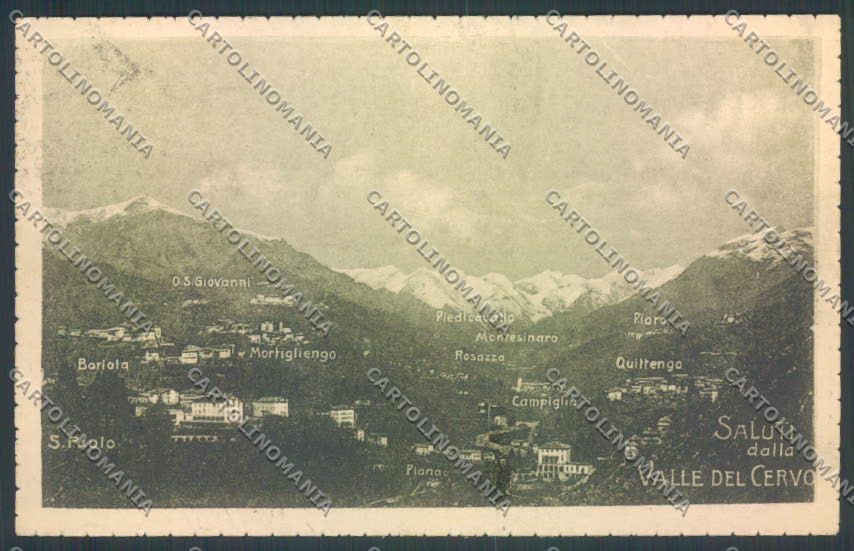 Biella Valle del Cervo cartolina ZT5860 – fronte