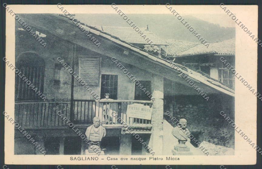 Biella Sagliano Micca cartolina ZT5869 – fronte