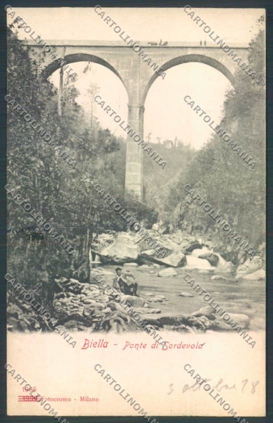 Biella Sordevolo cartolina ZT5874 – fronte
