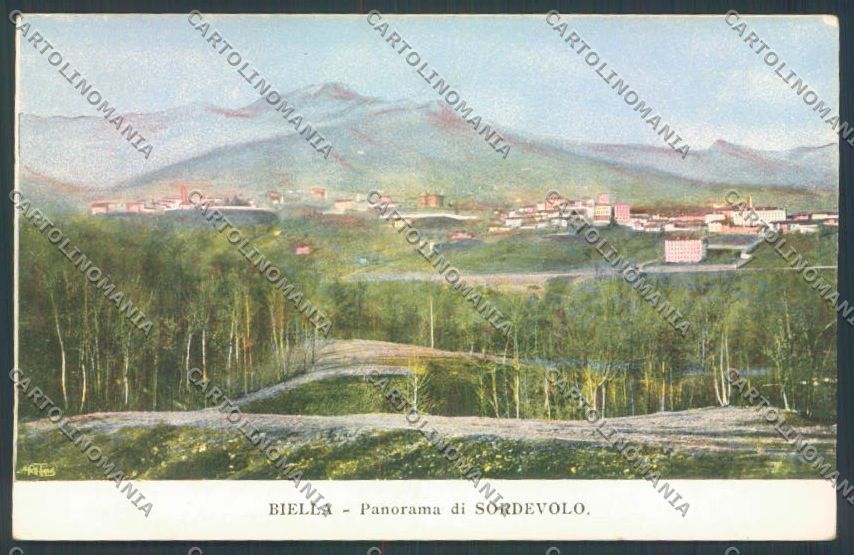 Biella Sordevolo cartolina ZT5879 – fronte