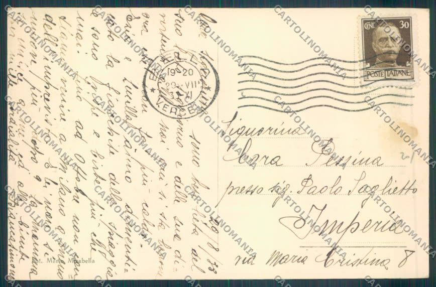 Biella Sordevolo cartolina ZT5882 – retro