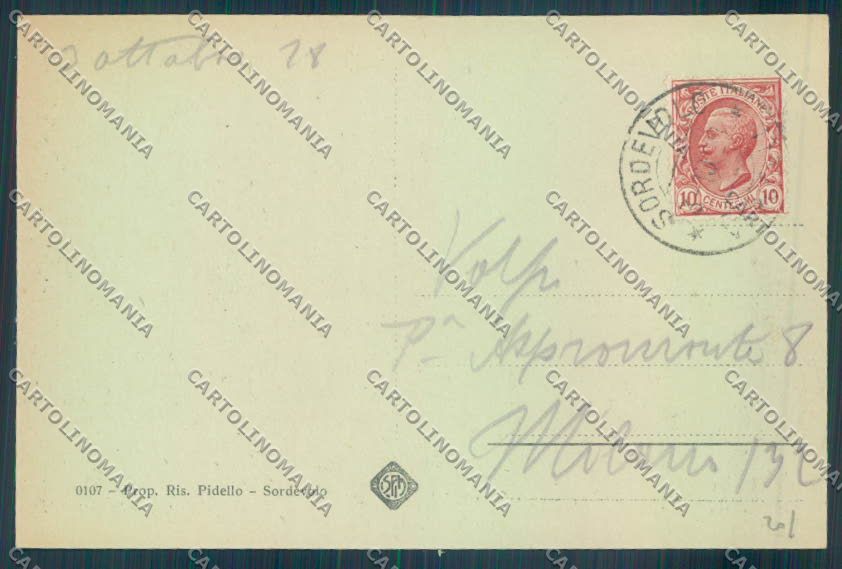 Biella Sordevolo cartolina ZT5883 – retro