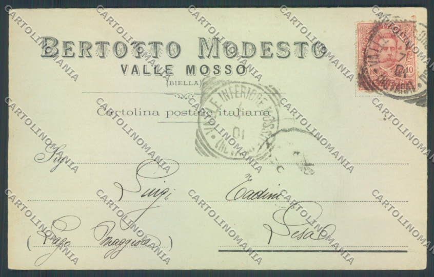 Biella Vallemosso Commerciale cartolina ZT5903 – fronte