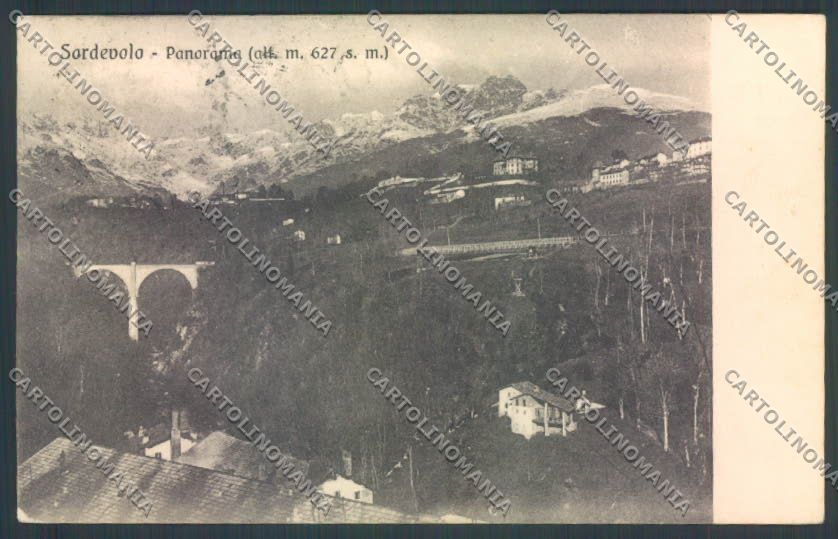 Biella Sordevolo cartolina ZT5911 – fronte