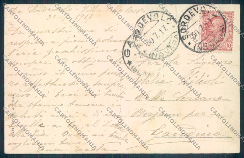 Biella Sordevolo cartolina ZT5911 – retro