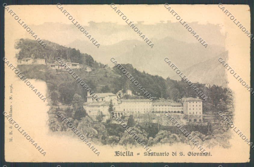 Biella San Giovanni d'Andorno PIEGA cartolina ZT5915 – fronte