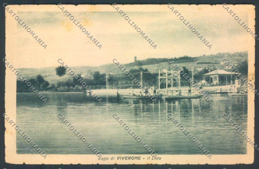 Biella Lago di Viverone PIEGHE STRAPPINI cartolina ZT5931 – fronte