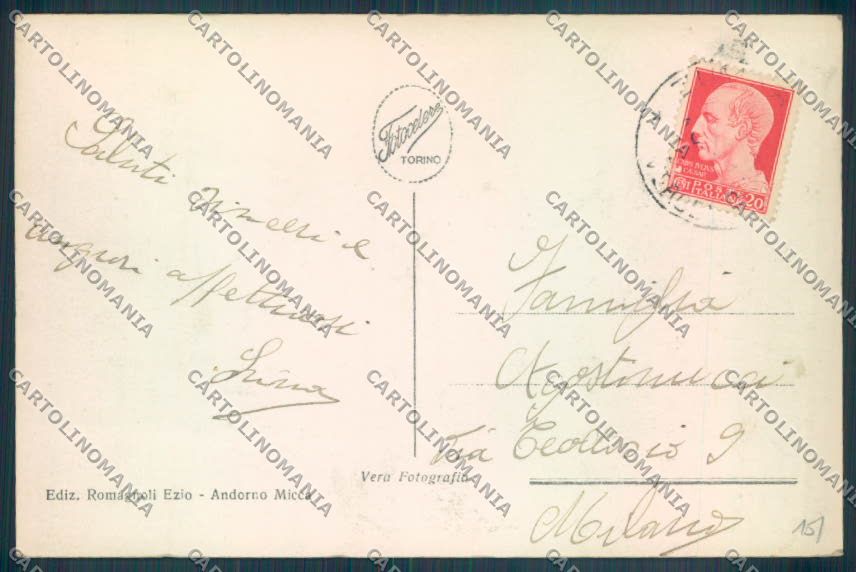 Biella Zumaglia Foto cartolina ZT5971 – retro