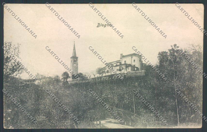 Biella Bioglio PIEGA cartolina ZT5977 – fronte