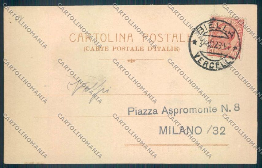 Biella Gaglianico cartolina ZT5986 – retro