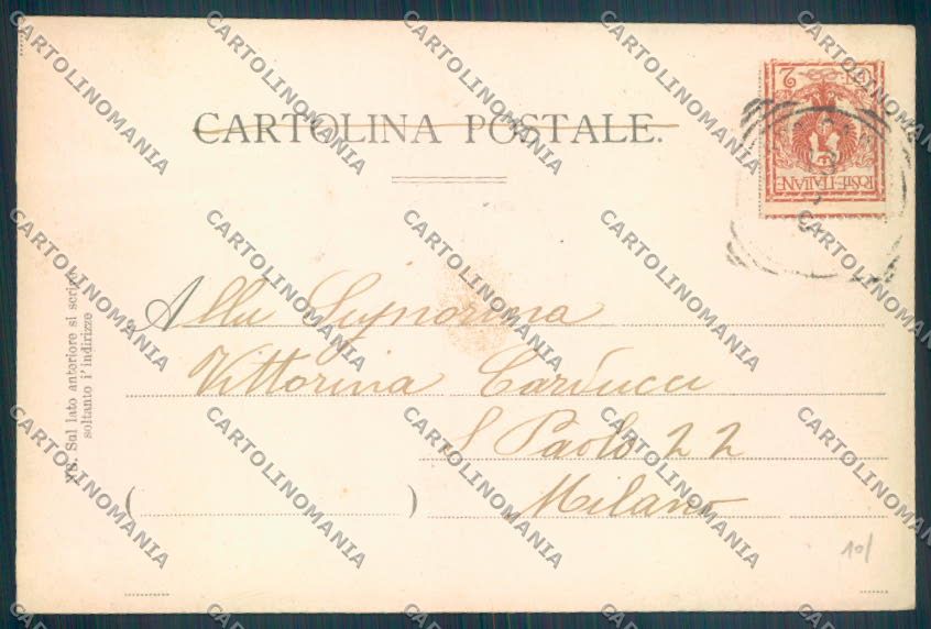 Biella Lago Rosso cartolina ZT5990 – retro